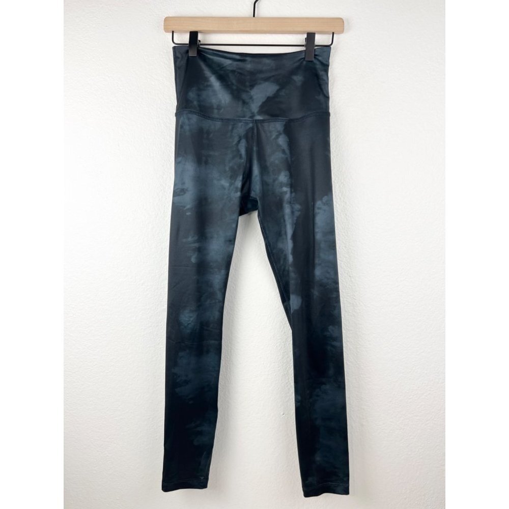BEYOND YOGA Lux High Waist 7/8 Leggings, Blue Tie Dye, size M